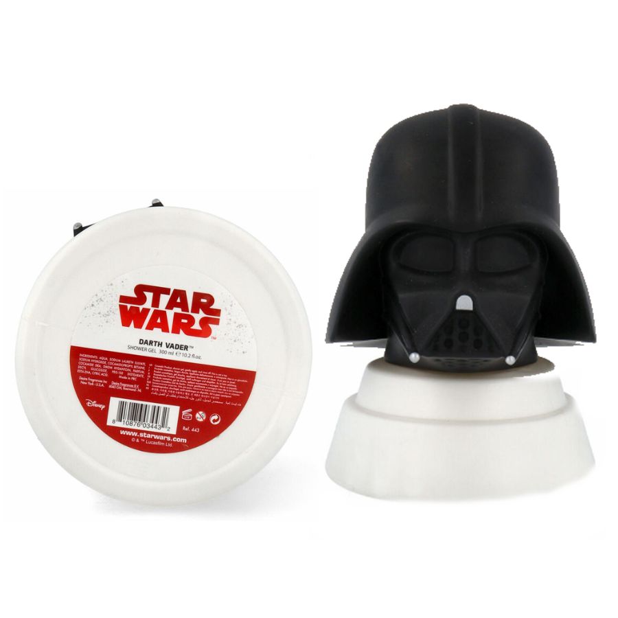 Star Wars Darth by Disney boys’ shower gel 10 oz, Darth Vader head bottle
