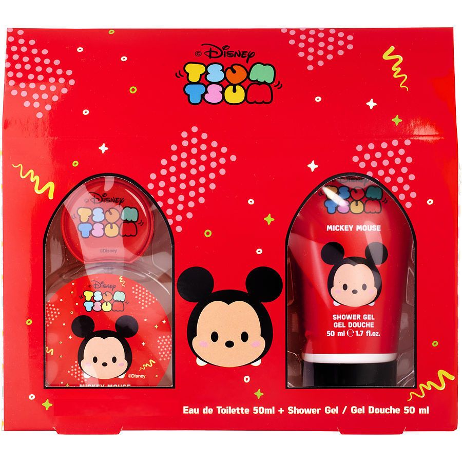 Minnie Mouse de Disney Tsum Tsum para niñas, 1,7 oz EDT, juego de regalo de 2 piezas - PLA
