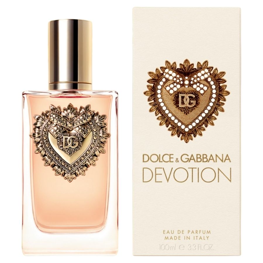 Dolce & Gabbana Devotion women’s EDP 3.4 oz, gold Sacred Heart bottle