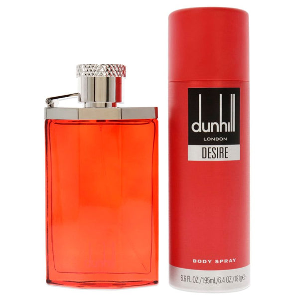 Desire Red Lond by Alfred Dunhill for Men 3.4 oz EDT 2pc Gift Set - PLA