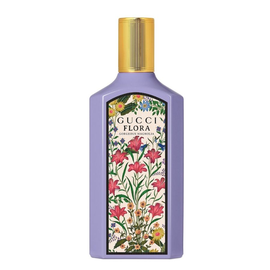 Gucci Flora Gorgeous Magnolia EDP tester 3.4 oz purple bottle