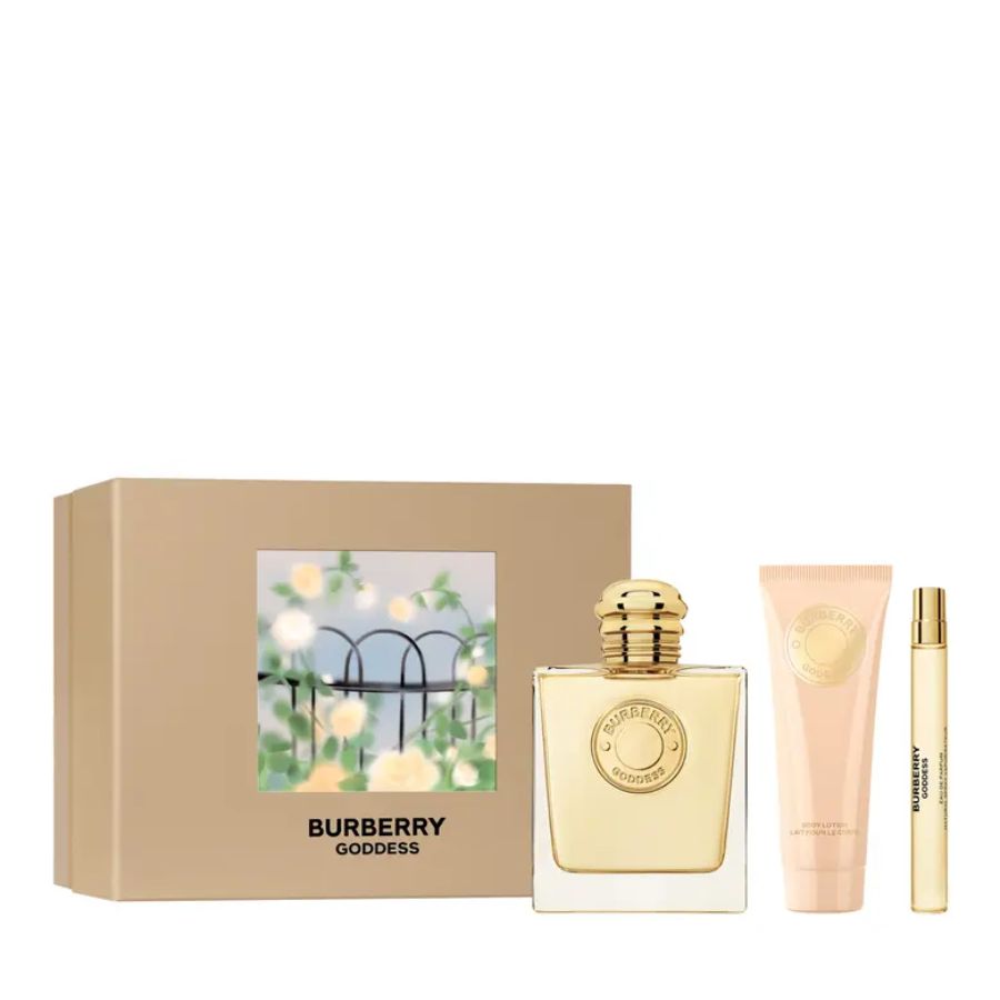 Burberry Goddess by Burberry women's 3.4 oz EDP gift set