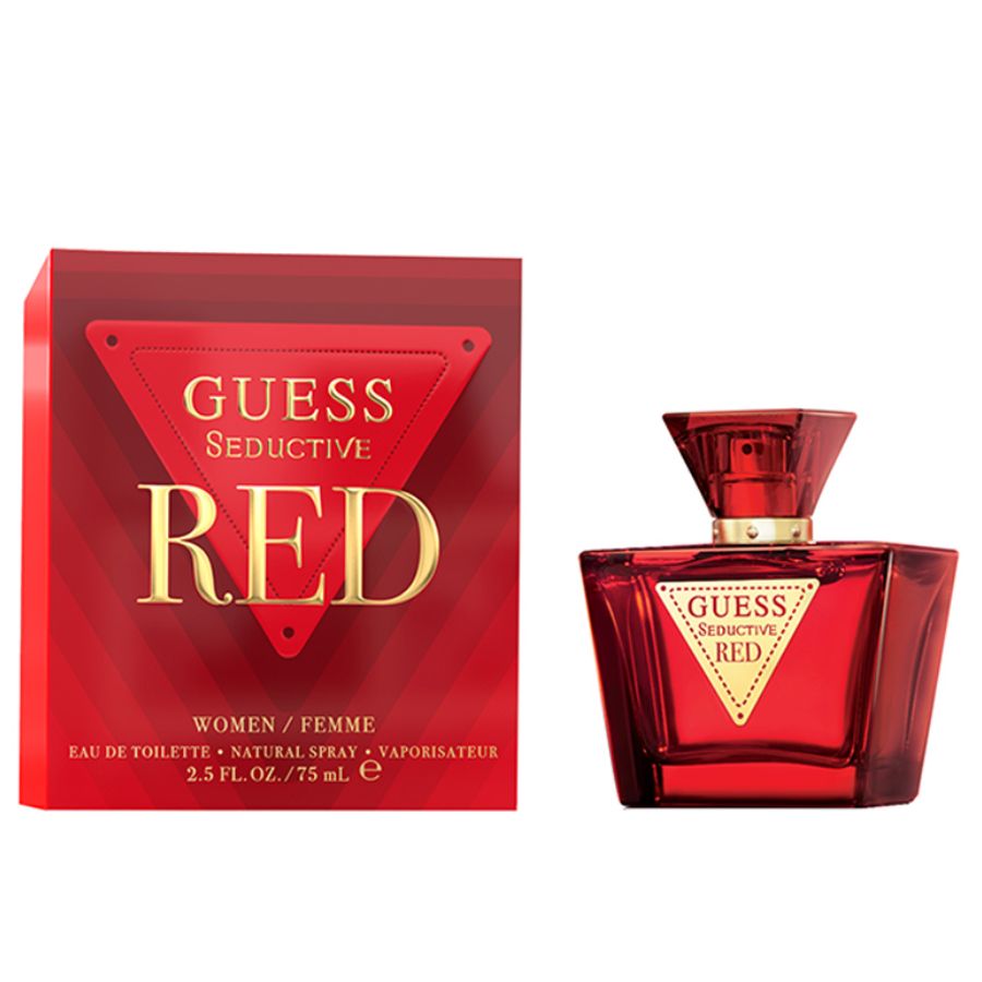 Seductive Red by Guess EDT 2.5 oz red bottle