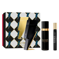 Bad Boy by Carolina Herrera for Men 3.4 oz EDT 3pc Gift Set