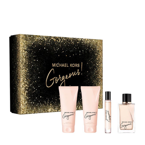 Gorgeous by Michael Kors for Women 3.4 oz EDP 4pc Gift Set