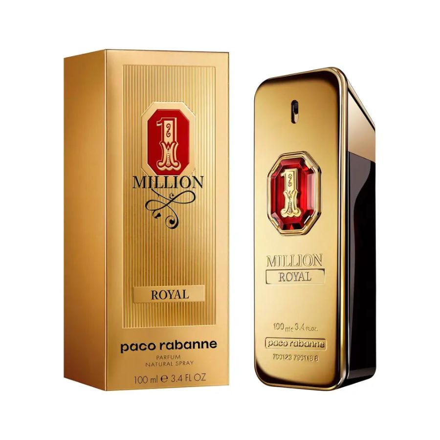 1 Million Royal de Paco Rabanne, perfume para hombre de 3,4 oz, lingote de oro
