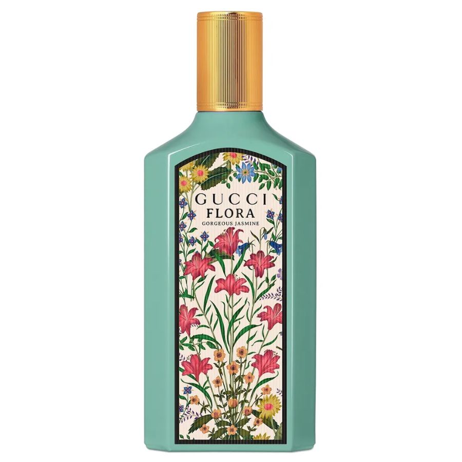 Gucci Flora Gorgeous Jasmine women EDP 3.4 oz tester turquoise bottle