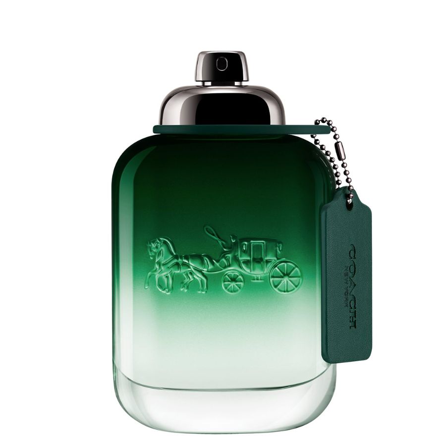 Coach Green by Coach hombres 3.4 oz EDT probador botella verde