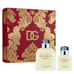Light Blue de Dolce &amp; Gabbana para hombre, 117 ml, EDT, set de regalo de 2 piezas