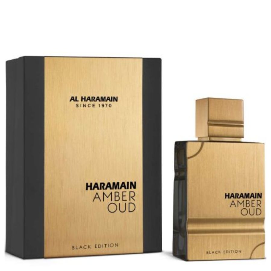 Amber Oud Black de Al Haramain para unisex EDP en aerosol de 2.0 oz - PLA