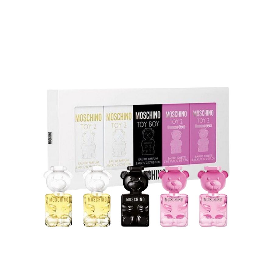 Toy Collection by Moschino unisex 5 × 5 ml teddy-bear mini set