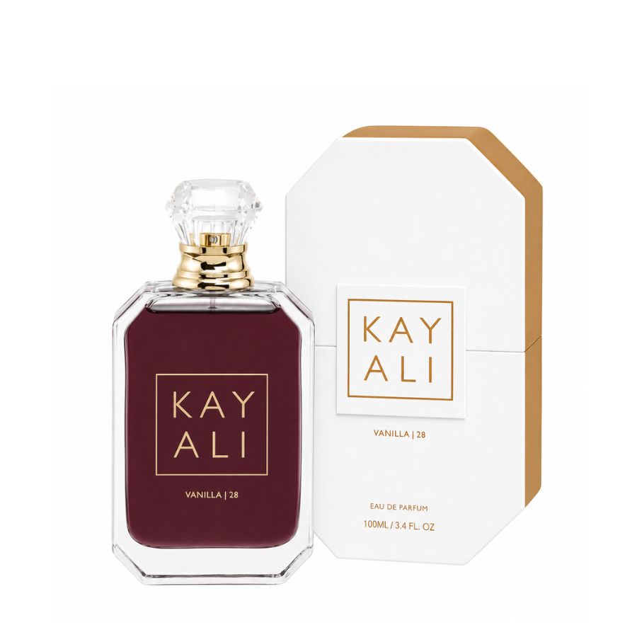 KAYALI Vanilla | 28 perfume 3.4 oz amber faceted bottle