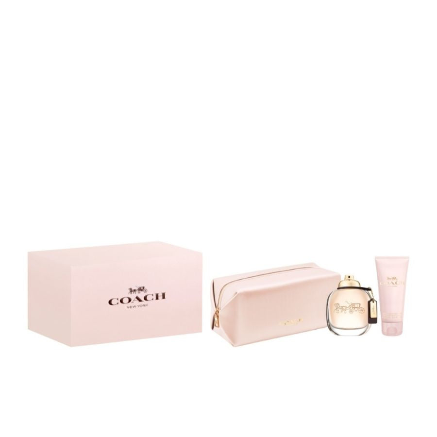 Coach Eau de Parfum women’s 3pc gift set with 3 oz spray