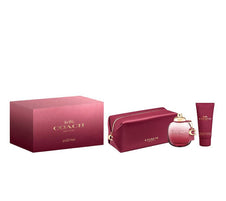 Coach Wild Rose by Coach for Women 3.0 oz EDP 3pc Gift Set