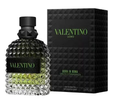 Born In Roma Green Stravaganza by Valentino for Men 3.4 oz EDT Spray