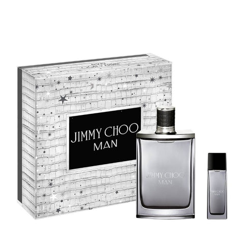 Jimmy Choo Man by Jimmy Choo for Men 6.7 oz EDT 2pc Gift Set