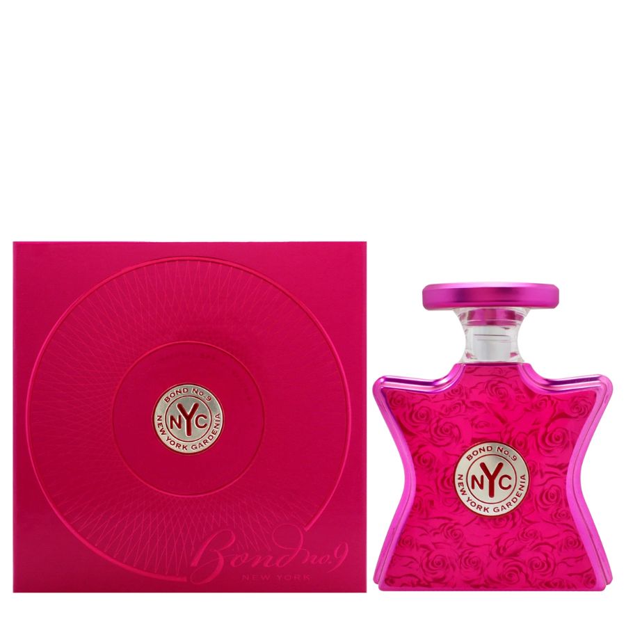 Bond No. 9 New York Gardenia EDP 3.4 oz women’s perfume, fuchsia star bottle