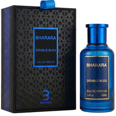 Bharara Double Bleu de Bharara para hombre, 3.4 oz EDP Spray
