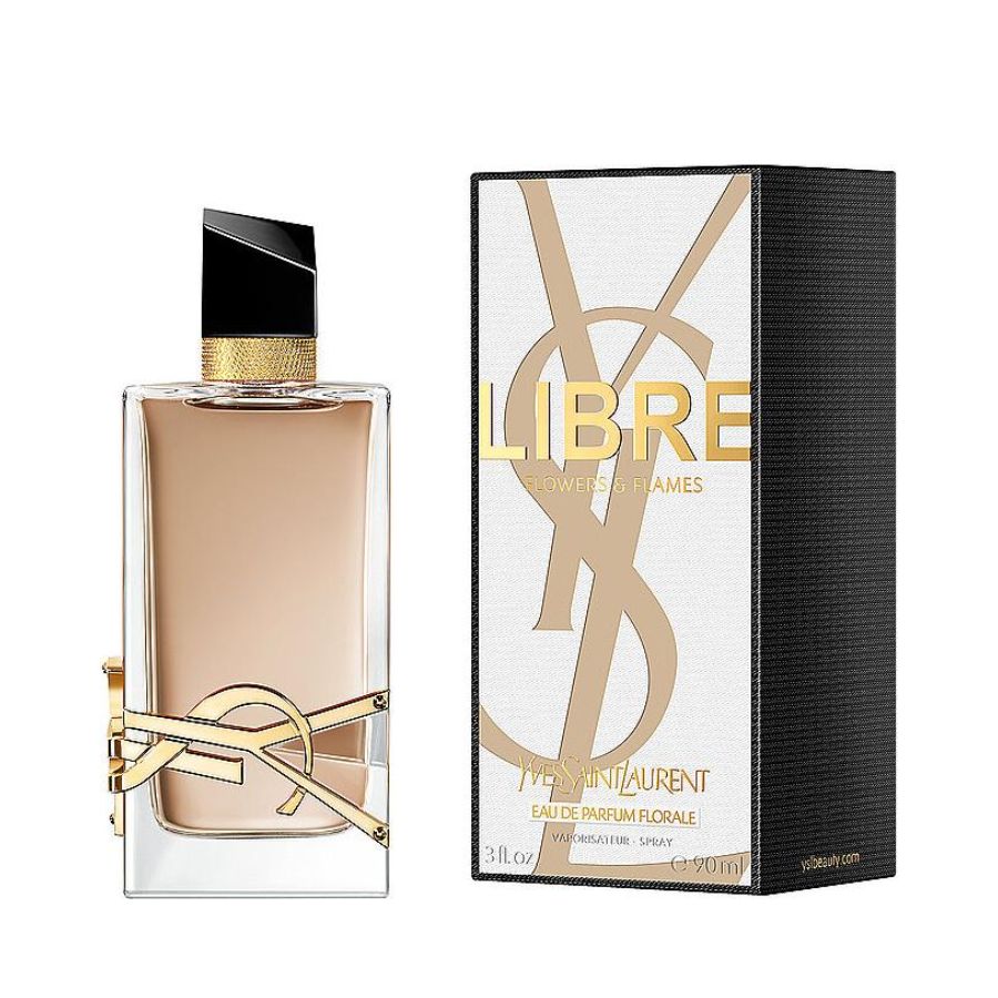 Libre Flowers Flames de Yves Saint Laurent para mujer EDP en aerosol de 3.0 oz - PLA