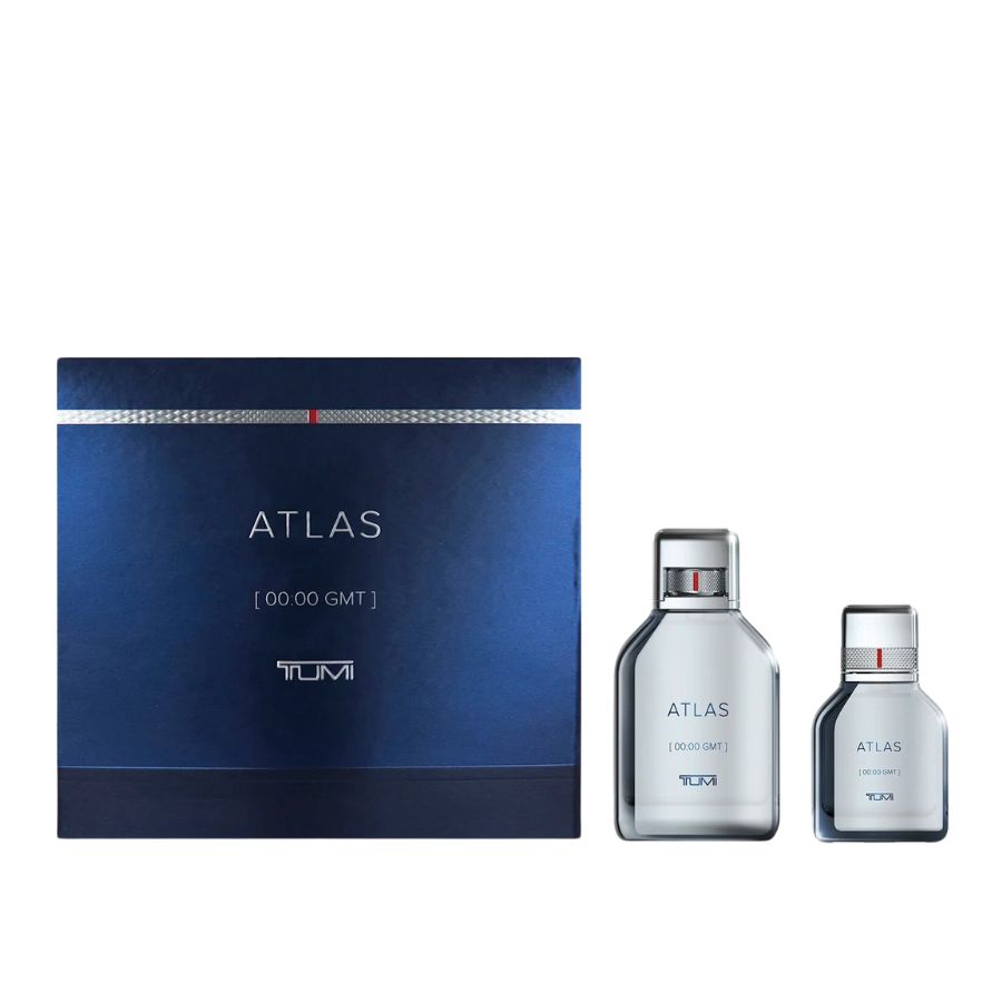 Atlas de Tumi para hombre, 3,4 oz EDP, juego de regalo de 2 piezas - PLA