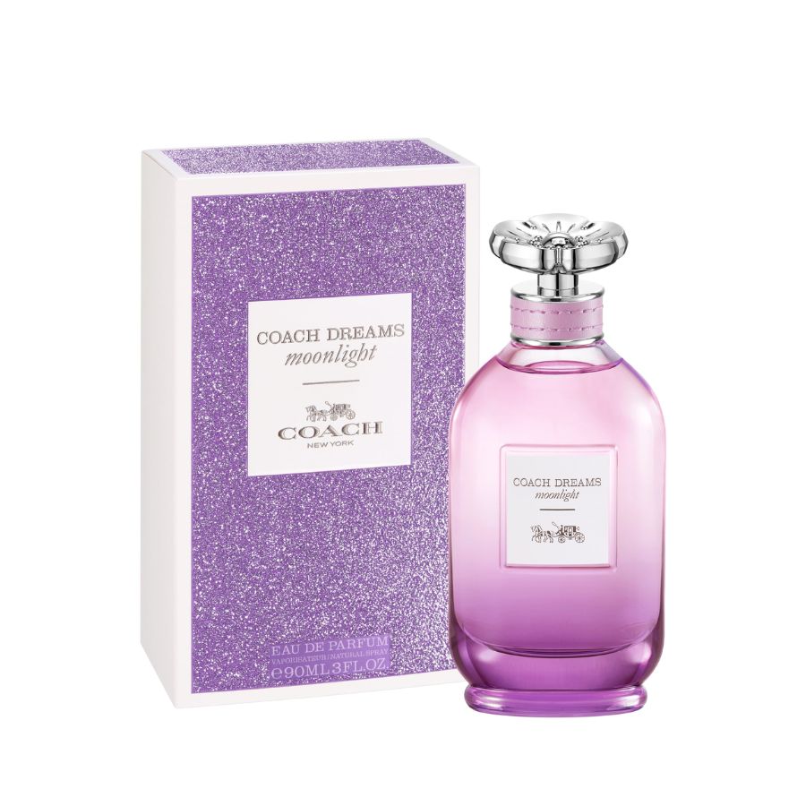 Coach Dreams Moonlight EDP para mujer, botella morada ombré de 3,0 oz