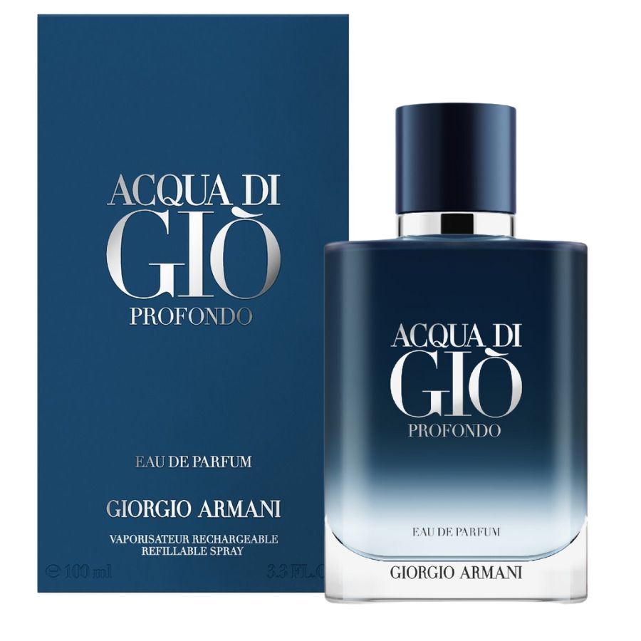 Acqua di Giò Profondo Parfum by Giorgio Armani men’s 3.4 oz deep blue bottle