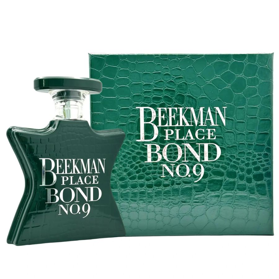 Bond No. 9 Beekman Place EDP perfume 3.4 oz blue-green bottle