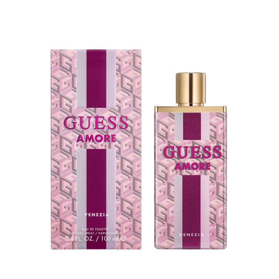 Amore Venezia by Guess unisex perfume, 3.4 oz pink bottle
