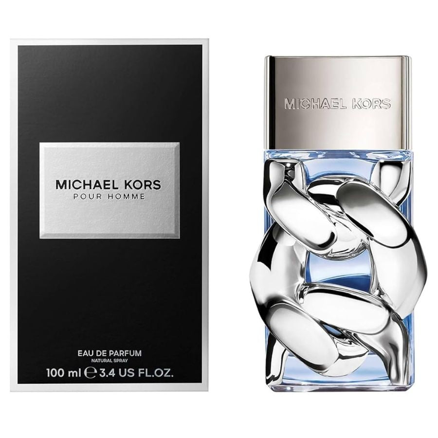 Michael Kors Pour Homme men’s perfume, 3.4 oz EDP blue bottle
