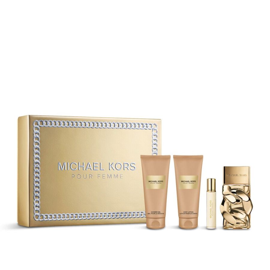 Michael Kors women’s EDP 3.4 oz 4-piece gift set, gold accents