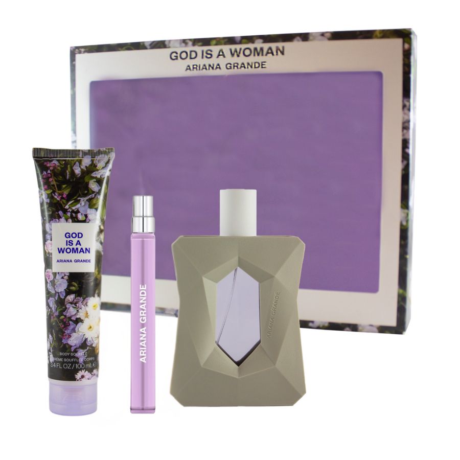 Ariana Grande God Is A Woman women’s EDP 3-pc gift set, 3.4 oz