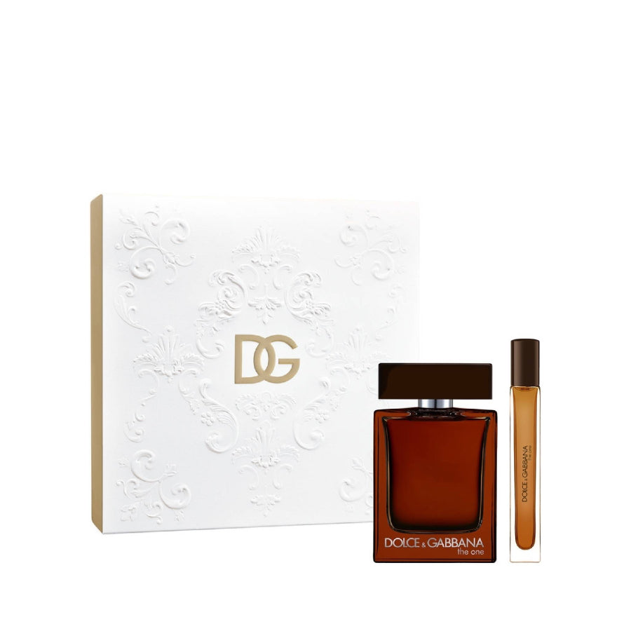 The One by Dolce & Gabbana for Men 3.4 oz PARFUM 2pc Gift Set (0.33)