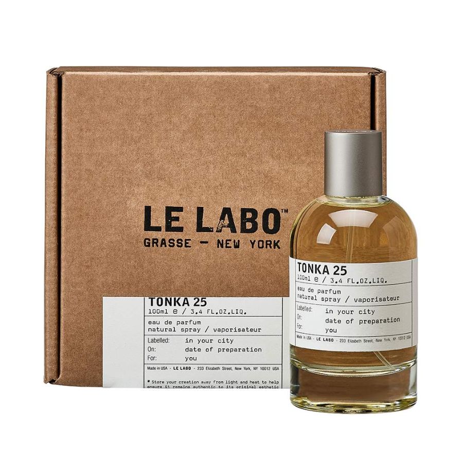 Tonka 25 de Le Labo perfume unisex botella minimalista de 3.4 oz