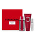 Red Leather by Salvatore Ferragamo for Men 3.4 oz EDP 3pc Gift Set - PLA