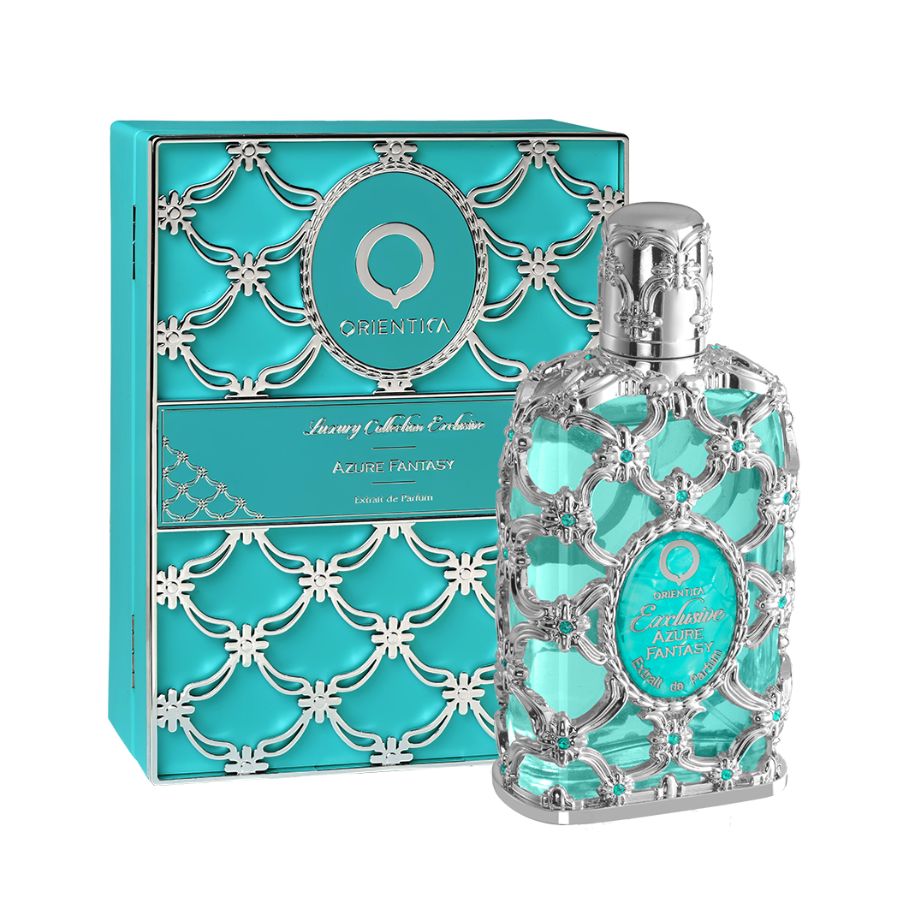 Orientica Azzure Fantasy unisex EDP 2.7 oz botella azul vivo