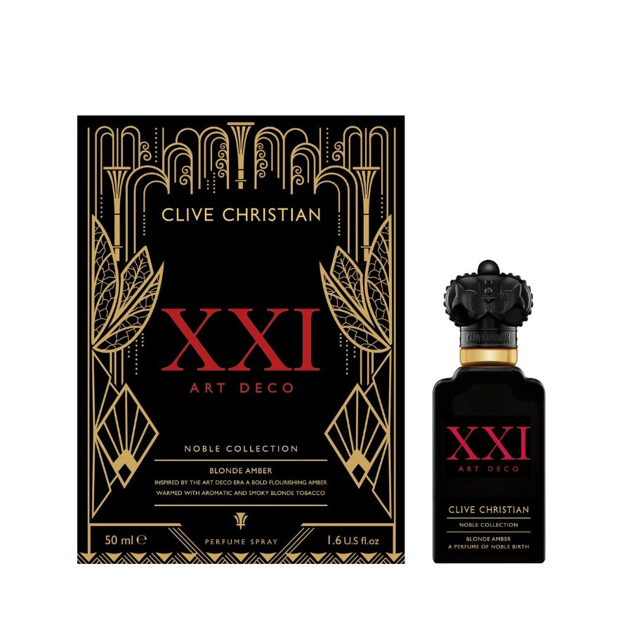 XXI Art Deco Blonde Amber de Clive Christian spray de perfume para mujer de 1,7 oz