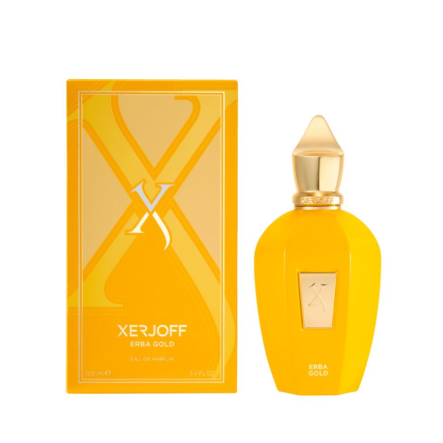 Erba Gold by Xerjoff unisex perfume 3.4 oz gold bottle