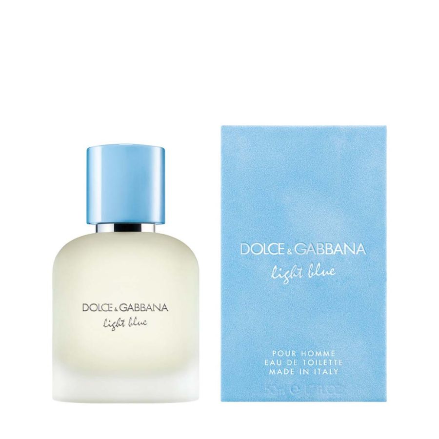 Botella esmerilada EDT Light Blue de Dolce & Gabbana para hombre de 1,7 oz