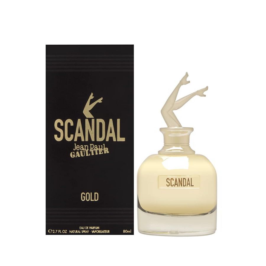 Scandal Gold by Jean Paul Gaultier EDP 2.7 oz gold bottle with legs cap