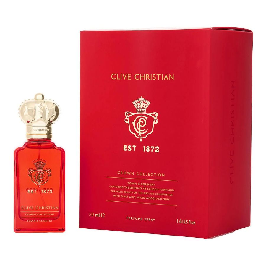 Town & Country by Clive Christian unisex parfum 1.7 oz Red bottle