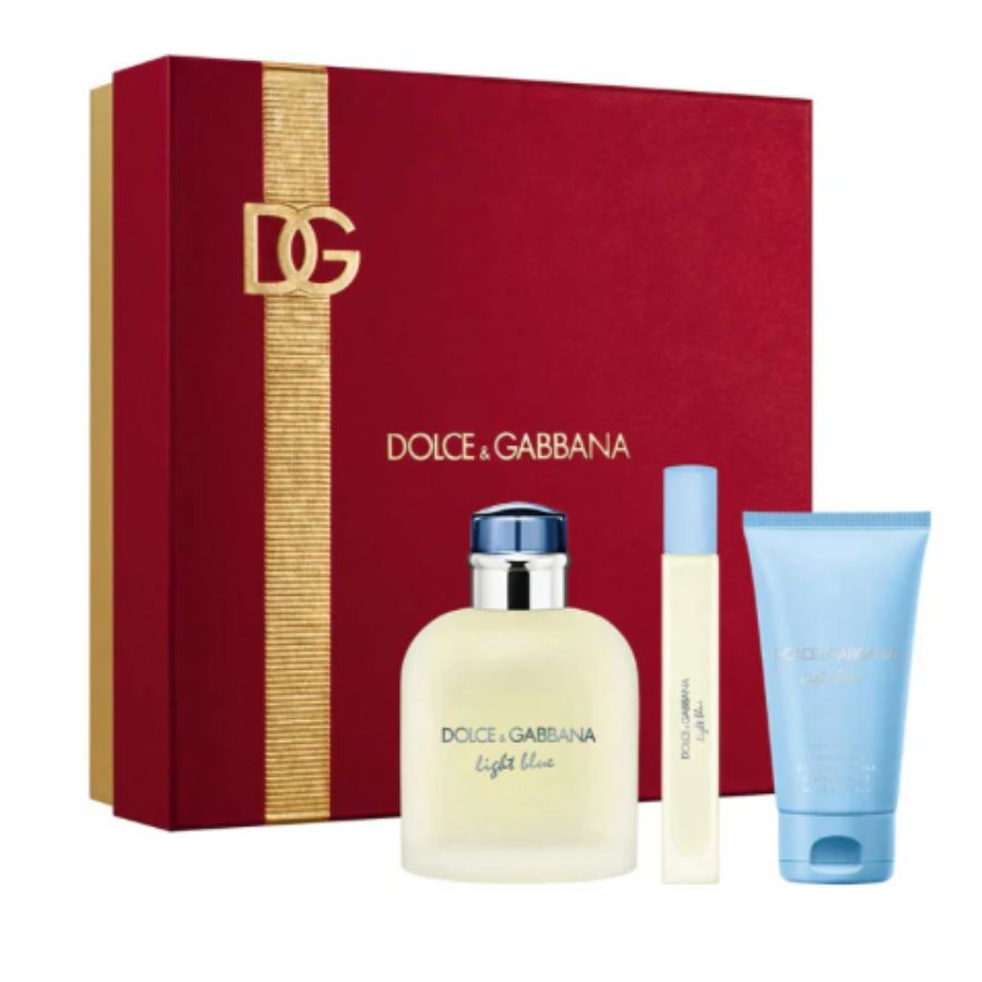 Set de regalo de 3 piezas para hombre Light Blue by Dolce & Gabbana con mini