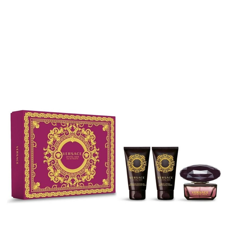 Crystal Noir by Versace women’s 3pc mini gift set with dark bottle