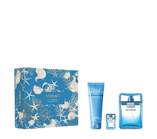 Versace Man Eau Fraiche by Versace for Men 3.4 oz EDT 3pc Gift Set