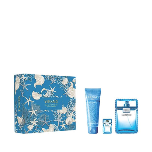 Versace Man Eau Fraîche Men 3.4 oz EDT Gift Set | Perfumes LA | PLA