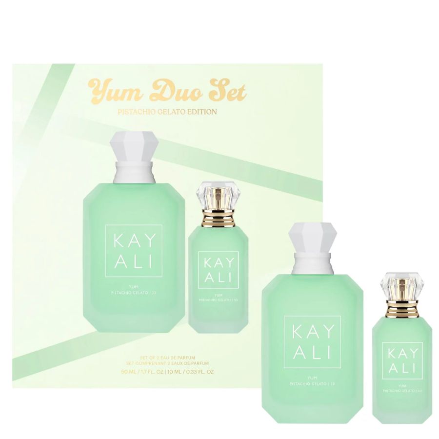 Yum Pistachio Gelato 33 by Kayali unisex 2pc gift set 1.7 oz