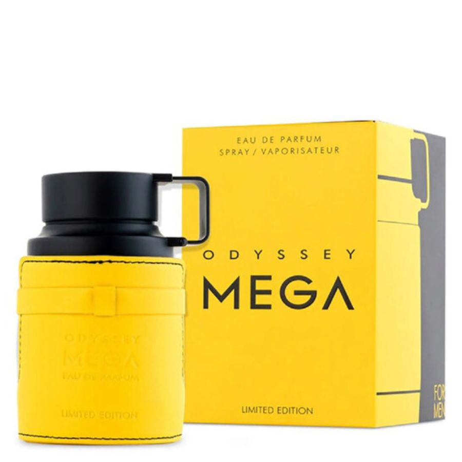 Armaf Odyssey Mega EDP para hombre 3.4 oz, aromático y amaderado fresco
