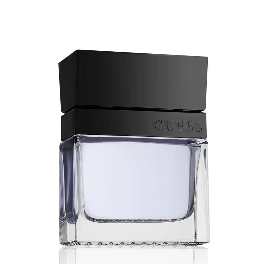Guess Seduction Homme EDT 3.4 oz probador para hombres, botella cuadrada con banda de metal