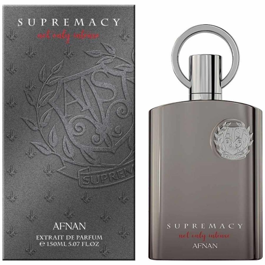 Afnan Supremacy Not Only Intense Parfum colonia masculina de 5.0 oz, botella negra