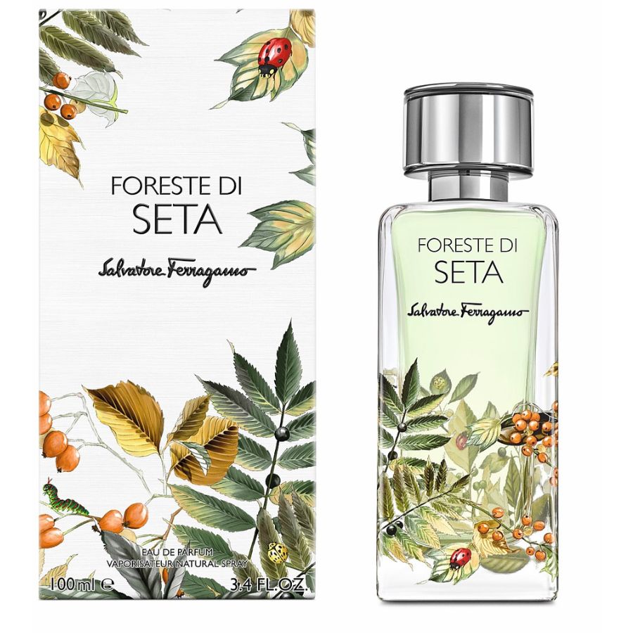 Foreste di Seta by Salvatore Ferragamo 3.4 oz EDP green bottle