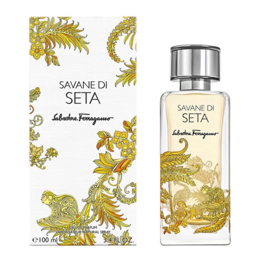 Savane di Seta de Ferragamo unisex EDP botella impresa de 3,4 oz